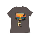 Last Light Mirror — Women's Regular T-shirt - Charcoal Grey