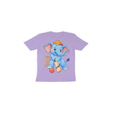 Cricket Elephant — Toddler T-shirt - Iris Lavender