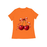 Cherry Ribbon — Women's Regular T-shirt - Orange