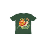 Sunshine Snail — Toddler T-shirt - Olive Green