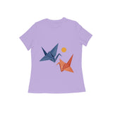Paper Flight — Women's Regular T-shirt - Iris Lavender