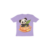 Teacup Panda — Toddler T-shirt - Iris Lavender