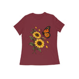 Sunlit Wings — Women's Regular T-shirt - Maroon