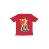 Kitten Rain Boots — Toddler T-shirt - Red