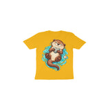Otter Pebble Hug — Toddler T-shirt - Golden Yellow