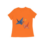 Paper Flight — Women's Regular T-shirt - Orange
