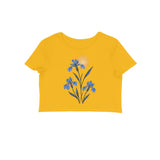 Wild Blue — Women's Crop Top - Golden Yellow