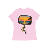 Last Light Mirror — Women's Regular T-shirt - Light Pink