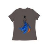 Silhouette in Motion — Women's Regular T-shirt - Charcoal Grey