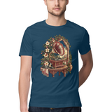 Veranda Melody — Regular Unisex T-shirt in Navy — model