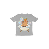 Capybara Bubble Club — Toddler T-shirt - Melange Grey