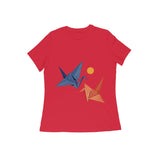 Paper Flight — Women's Regular T-shirt - Red