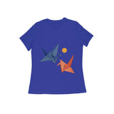 Paper Flight — Women's Regular T-shirt - Royal Blue