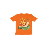 Sunshine Snail — Toddler T-shirt - Orange