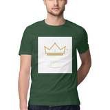 Royal King — Regular Unisex T-shirt in Forest Green — model