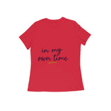 Own Time — Women's Regular T-shirt - Red