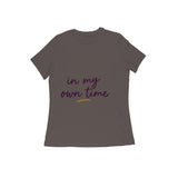 Own Time — Women's Regular T-shirt - Charcoal Grey