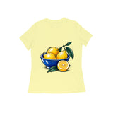 Citrus Still Life — Women's Regular T-shirt - Butter Yellow