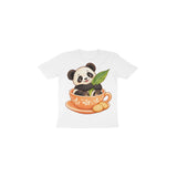 Teacup Panda — Toddler T-shirt - White