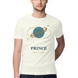 Orbit Prince — Regular Unisex T-shirt in Ivory — model