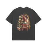 Veranda Melody — Premium Oversized T-shirt in Black — model