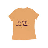 Own Time — Women's Regular T-shirt - Mustard Yellow
