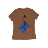 Silhouette in Motion — Women's Regular T-shirt - Coffee Brown