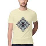 Kolam — Regular Unisex T-shirt in Sand — model