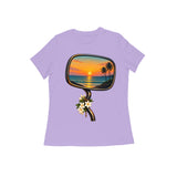 Last Light Mirror — Women's Regular T-shirt - Iris Lavender