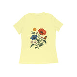 Wildflower Notes — Women's Regular T-shirt - Butter Yellow