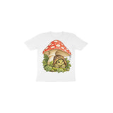Tortoise Mushroom Umbrella — Toddler T-shirt - White