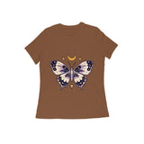 Lunar Wings — Women's Regular T-shirt - Coffee Brown