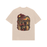 Monsoon Ride — Premium Oversized T-shirt in Beige — model