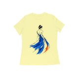 Silhouette in Motion — Women's Regular T-shirt - Butter Yellow