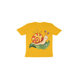 Sunshine Snail — Toddler T-shirt - Golden Yellow