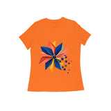 Pixel Petal — Women's Regular T-shirt - Orange