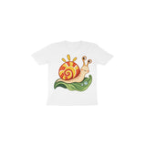 Sunshine Snail — Toddler T-shirt - White