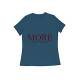 More — Than Enough — Women's Regular T-shirt - Navy Blue