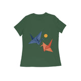 Paper Flight — Women's Regular T-shirt - Olive Green