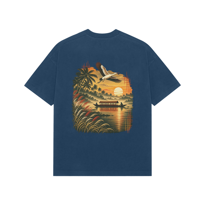 Golden Backwater — Premium Oversized T-shirt