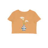 Ceramic Soul — Women's Crop Top - Mustard Yellow