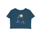 Wild Blue — Women's Crop Top - Navy Blue