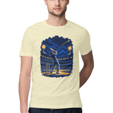 Under the Floodlights — Regular Unisex T-shirt in Sand — model