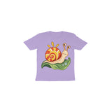 Sunshine Snail — Toddler T-shirt - Iris Lavender