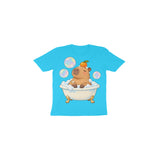 Capybara Bubble Club — Toddler T-shirt - Sky Blue