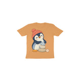 Pebble Penguin — Toddler T-shirt - Mustard Yellow
