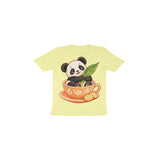 Teacup Panda — Toddler T-shirt - Butter Yellow
