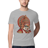 Festival Portrait — Regular Unisex T-shirt in Ash Grey — model
