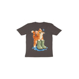 Kitten Rain Boots — Toddler T-shirt - Charcoal Grey
