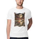 Rann Reflections — Regular Unisex T-shirt in White — model